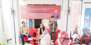 Ketua Komisi III, Rosdiana Lakukan Sosper di Desa Way Hui Kecamatan Jatiagung