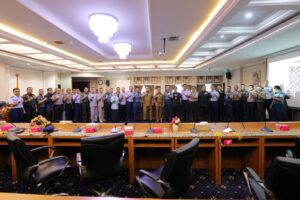 Bersama Gubernur Lampung, Ketua DPRD Lampung Terima Kunjungan Studi Strategis Dalam Negeri PPRA LXVI Lemhannas