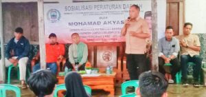 M. Akyas Ajak Masyarakat Pahami Perda Tentang Ketenteraman, Ketertiban Umum dan Perlindungan Masyarakat