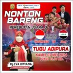 Nobar Kembali Timnas U-23, Pemkot Bandar Lampung Himbau Tidak Bawa Barang Berbahaya dan Patuhi Lalu Lintas