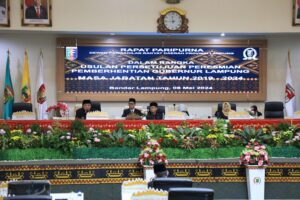 Paripurna DPRD tentang Pemberhentian Gubernur Masa Jabatan 2019-2024