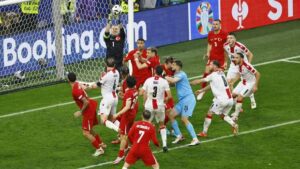Piala Eropa: Diwarnai Gol Spektakuler, Turki Hempaskan Georgia