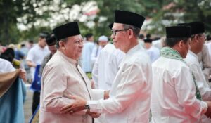 Plh. Gubernur Lampung dan Jajaran Pemprov Laksanakan Shalat Idul Adha 1445 H di Lapangan Saburai, Enggal