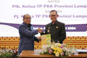 Sertijab dari Plh. Gubernur Lampung Fahrizal Darminto kepada Pj. Gubernur Lampung Samsudin