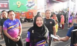 Walikota Eva Dwiana Ikuti Lari Maraton Gelaran Bhayangkara Run 2024