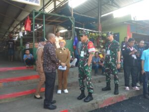 Danrem 043/Gatam Bersama Pangdam II/Sriwijaya Amankan Kunjungan Presiden RI Joko Widodo, di Kabupaten Lampung Barat dan Tanggamus