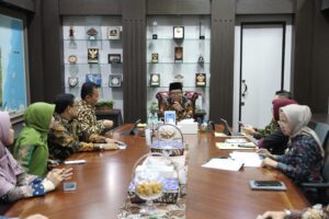 Pj. Gubernur Samsudin Terima Kunker Kepala Badan BPS Provinsi Lampung
