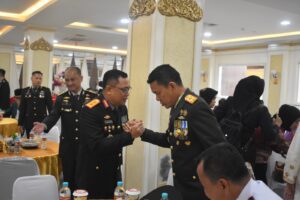 Danrem 043/Gatam Hadiri HUT Bhayangkara Ke-78 dan Syukuran Tahun 2024