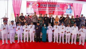 Bupati Lampung Selatan Kukuhkan 11 Kepala Desa di Kecamatan Katibung