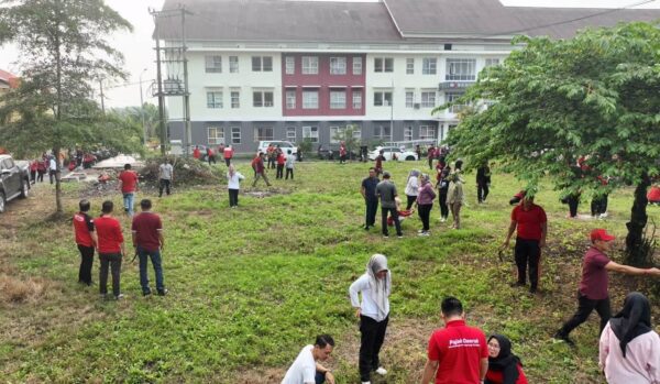 Jelang Kapolri Cup 2024, Kawasan GWH Lampung Selatan Dibersihkan
