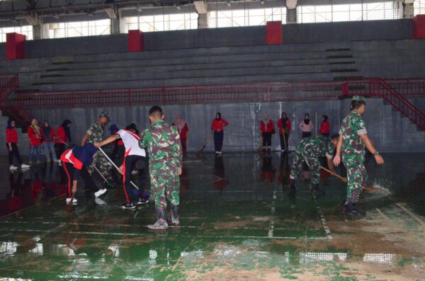 Jelang Kapolri Cup 2024, Kawasan GWH Lampung Selatan Dibersihkan