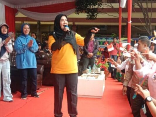 Walikota Bandar Lampung Eva Dwiana Buka Porcam di Enggal Harapkan Lahirkan Atlet Baru