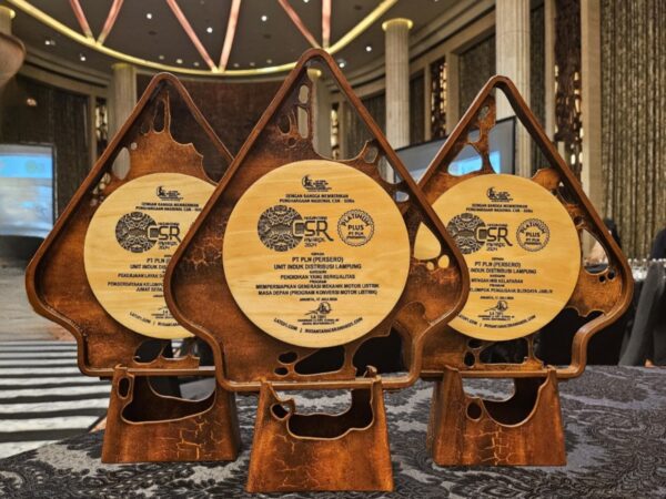 PLN UID Lampung Sukses Sabet 3 Penghargaan dalam Ajang La Tofi Nusantara CSR Awards 2024