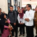 Pj. Gubernur Samsudin Dampingi Presiden Joko Widodo Kunjungi RSUD dr. H. Bob Bazar, Lampung Selatan