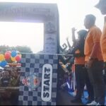 Walikota Bandar Lampung Eva Dwiana Melepas Peserta Indomaret Fun Run 2024 di Lapangan Saburai