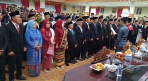 Anggota DPRD Kabupaten Lampung Selatan Hasil Pemilu 2024 Resmi Dilantik