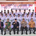 Bupati Nanang Ermanto Kukuhkan 35 Anggota Paskibraka Tahun 2024