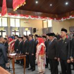 35 Anggota DPRD Kabupaten Lampung Barat Resmi dilantik