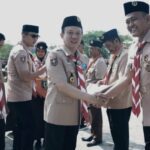 Kwarcab Pringsewu Gelar Upacara HUT Ke-63 Gerakan Pramuka 