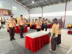 Lapas Narkotika Laksanakan Pelantikan Pengurus Dan Pengukuhan Nomor Gugus Depan 12.167 Lapas Narkotika Kelas II A Bandar Lampung