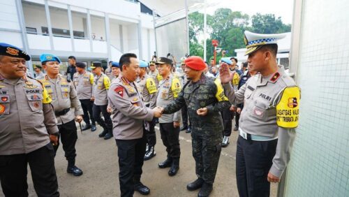 Kapolri Tinjau Posko Tribrata Jaya, Pastikan Pengamanan Kunjungan Paus Fransiskus