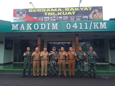 Pjs. Walikota Metro Descatama Silaturahmi ke DPRD, Kejari, dan Kodim 0411/KM