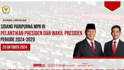 3 Cara Nonton Pelantikan Presiden 2024 Live, Jangan Sampai Ketinggalan