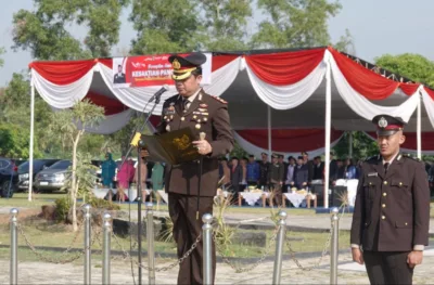 Kapolres Lampung Tengah Pimpin Upacara Peringatan Hari Kesaktian Pancasila