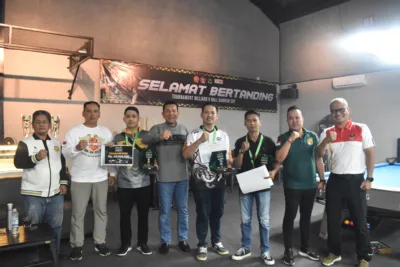 Turnamen Billiard 9 Ball Danrem Cup Dalam Rangka HUT Ke-79 TNI Tahun 2024, Resmi Ditutup Danrem 043/Gatam