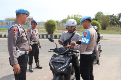 Operasi Zebra Krakatau 2024, Propam Polres Pringsewu Razia Anggota Polisi
