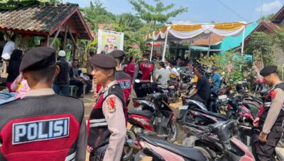 Satgas Ops 2 OMPK 2024 Polres Tulang Bawang Amankan Kampanye Salah Satu Paslon di Menggala