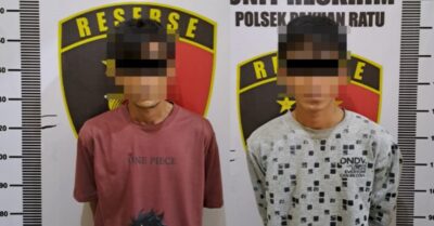 Polsek Pakuan Ratu Ringkus Diduga Pelaku Pencurian Tandan Sawit Sekitar 2,080 Kilogram