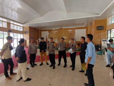 Ratusan Polisi Disiagakan Untuk Amankan Debat Publik Paslon Bupati Way Kanan