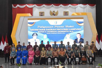 Danrem 043/Gatam Ucapkan Selamat Atas Purna Bakti Sekda Provinsi Lampung Ir. Fahrizal Darminto, M.A.