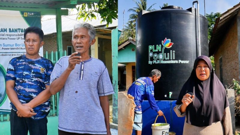 Jelang Perayaan Hari Listrik Nasional ke-79 PLN Nusantara Power Menggulirkan bantuan CSR Sumur Bor ke Dusun Ring-1 PLTU Sebalang