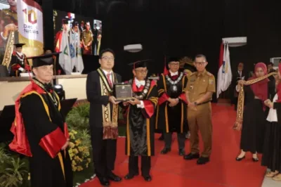 Sekdaprov Hadiri Dies Natalis ITERA ke-10, Tekankan Pentingnya Inovasi untuk Kesejahteraan Masyarakat