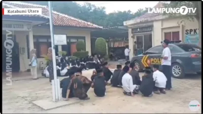 PULUHAN SANTRI GRUDUK KANTOR POLSEK KOTABUMI UTARA