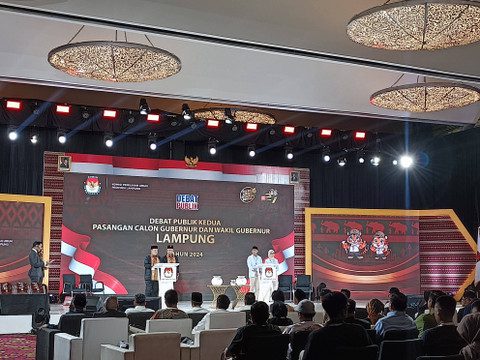 Debat Publik Kedua: Persaingan Ide dan Visi Cagub dan Cawagub Lampung