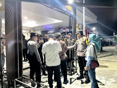 Pengamanan Debat Paslon Bupati dan Wakil Bupati Pesisir Barat Berjalan Aman