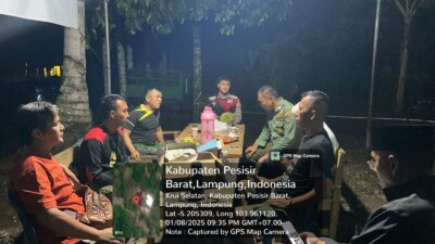 Polres Pesisir Barat Gelar Patroli Gabungan Antisipasi Satwa Liar Harimau Sumatra
