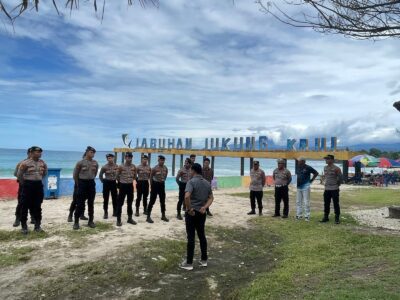 Hari libur imlek polres pesisir barat laksanakan patroli wisata
