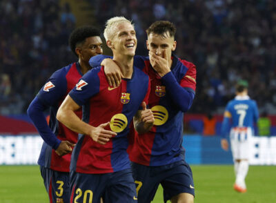 Liga Spanyol: Dani Olmo Bikin Gol, Barcelona Tekuk Las Palmas