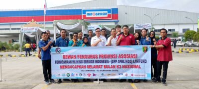 APKLINDO Lampung Hadiri Pencanangan Bulan K3 Nasional Tahun 2025