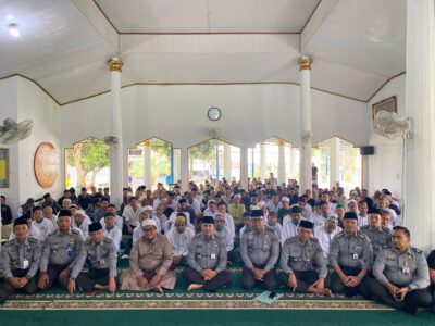 Ratusan Warga Binaan Lapas Narkotika Bandar Lampung Ikuti Pesantren Kilat ‘Pelatihan Fardhu Kifayah