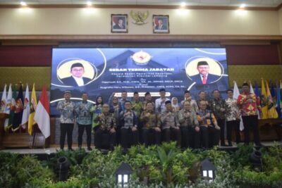 Bupati Dedi Irawan Hadiri Sertijab Kepala BPK Perwakilan Lampung