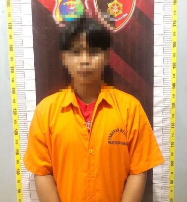 Pelaku pembunuhan di Tulang Bawang, Lampung. Foto: Polres Tulang Bawang
