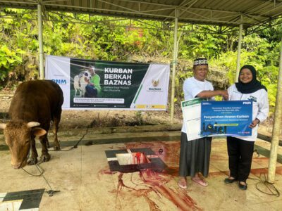 PNM Bersama BAZNAS Salurkan Hewan Kurban ke Daerah 3T, Wujud Syukur dan Kepedulian Sosial di HUT ke-26