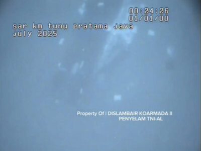 Diduga Bangkai KMP Tunu Pratama Jaya Ditemukan di Kedalaman 49 Meter, Dekat Kabel Laut Vital Jawa–Bali