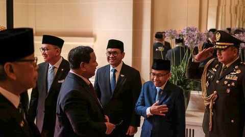 Presiden Prabowo Subianto tiba di Brussels, Belgia pada Sabtu (12/7/2025). Foto: kumparan