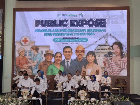 Public Expose BPJS Kesehatan 2024 di Kantor Pusat BPJS Kesehatan, Jakarta Pusat pada Senin (14/7/2025). Foto: kumparan